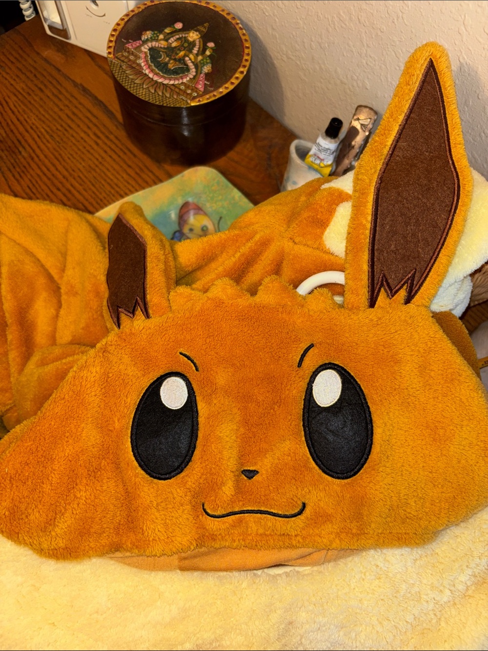 EUC SAZAC Pokémon Eevee Fleece Kigurumi. It is an officially licensed, oversized - Picture 2 of 11